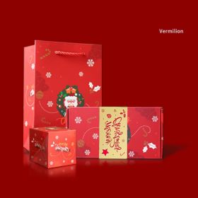 Christmas Eve Surprise Box Creative Gift Box (Option: Cinnabar Red-6Bounce Boxes)
